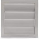 Vent Systems Ø150 mm - fehér légbeömlő műanyag fedél zsalus kültéri nyílás, beépített - outlet termék