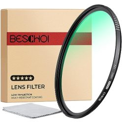   Beschoi 82mm UV védőszűrő, 32 rétegű nano bevonatú ultraibolya optikai üveggel - outlet termék