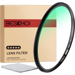   Beschoi 52mm UV védőszűrő, 32 rétegű nano bevonatú ultraibolya optikai üveggel - outlet termék