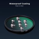 Beschoi 52mm UV védőszűrő, 32 rétegű nano bevonatú ultraibolya optikai üveggel - outlet termék