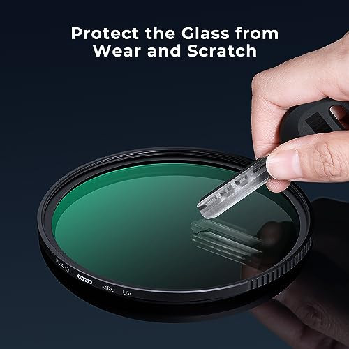 Beschoi 55mm UV védőszűrő, 32 rétegű nano bevonatú ultraibolya optikai üveggel - outlet termék