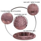 Ombre szőke paróka sötét tövekkel, természetes hullámos, hosszú, göndör, szintetikus - outlet termék
