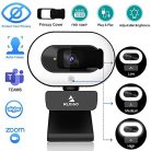 NexiGo StreamCam N930E webkamera 1080P, gyűrűs fény, adatvédelmi fedél, autofókusz - outlet termék