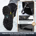 HIKENTURE Gamaschen túrázáshoz szürke, M - outlet termék