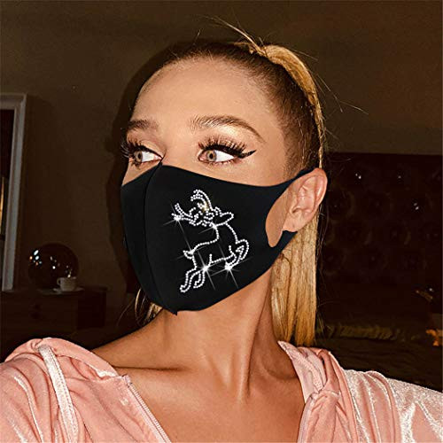 Unicra kristály karácsonyi álarc szarvas - outlet termék