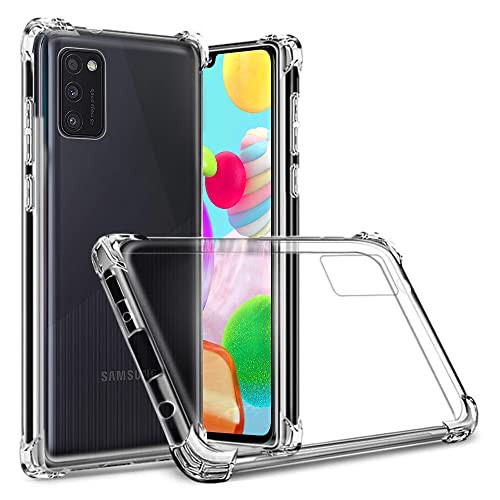 Samsung Galaxy A41 tok, kristálytiszta ütésálló, teljesen védő, átlátszó - outlet termék