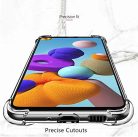 Samsung Galaxy A41 tok, kristálytiszta ütésálló, teljesen védő, átlátszó - outlet termék