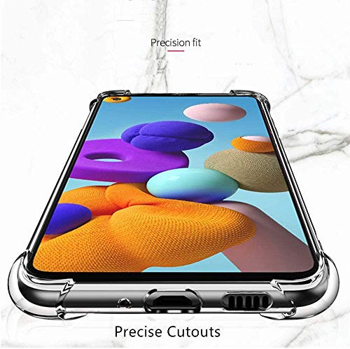 Samsung Galaxy A41 tok, kristálytiszta ütésálló, teljesen védő, átlátszó - outlet termék