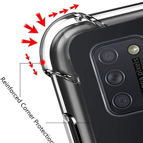 Samsung Galaxy A41 tok, kristálytiszta ütésálló, teljesen védő, átlátszó - outlet termék