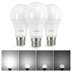   Linkind E27 LED izzó, 13W nappali fény, 5000K, 1521LM, 3 darabos - outlet termék