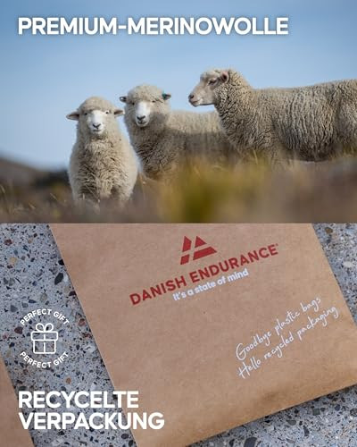 DANISH ENDURANCE túrazokni, légáteresztő merinó gyapjú, kényelmes párnázás - outlet termék