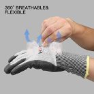 HPHST vágásbiztos kesztyűk szürke, 2 darabos, 10/XL - outlet termék