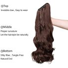 Cybelleza göndör hullámos póthaj sötétbarna & sötét gesztenye - outlet termék