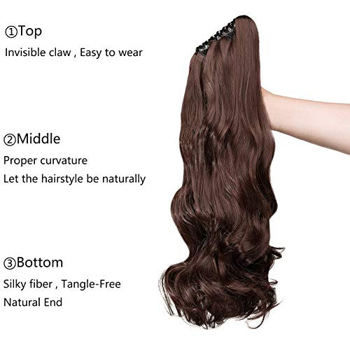 Cybelleza göndör hullámos póthaj sötétbarna & sötét gesztenye - outlet termék