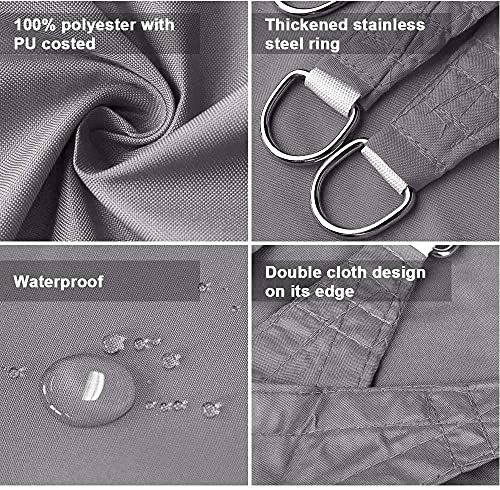 Dripex napvitorla vízálló téglalap alakú, 5x7m PES poliészter 95% UV blokkoló - outlet termék