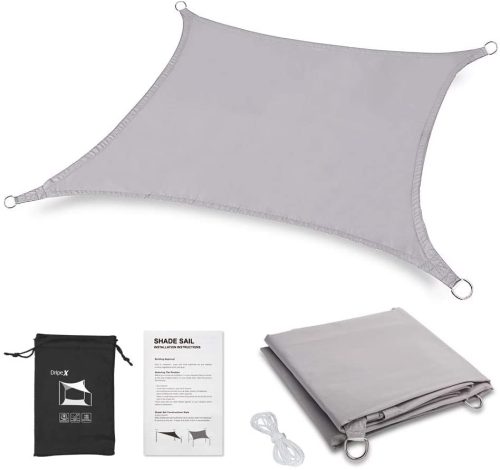 Dripex napvitorla vízálló téglalap alakú, 5x7m PES poliészter 95% UV blokkoló - outlet termék