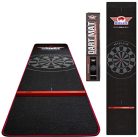 BULL'S Professional dartszőnyeg fekete és piros, oche-val vagy anélkül, 300 x 65 cm - outlet termék