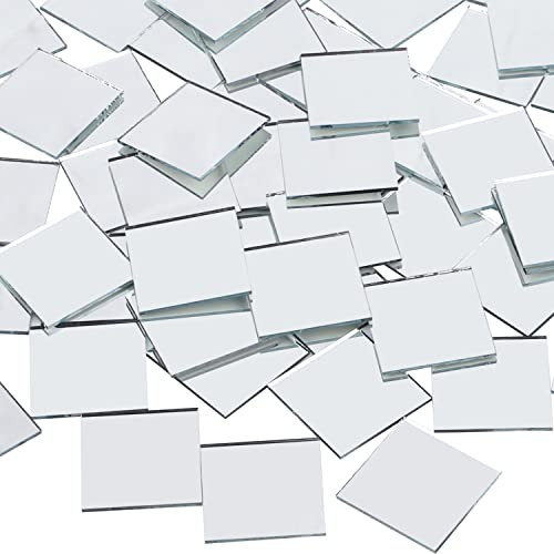 Belle Vous tükörlapok négyzet 50 darabos - 7,4 cm tükörlapok üveg tükörlapok DIY - outlet termék