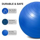 Flintronic jóga és fitnesz labda, 55-65cm, kézi pumpával - outlet termék