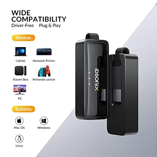 iDsonix USB 2.0 Ethernet adapter 10/100 LAN - outlet termék