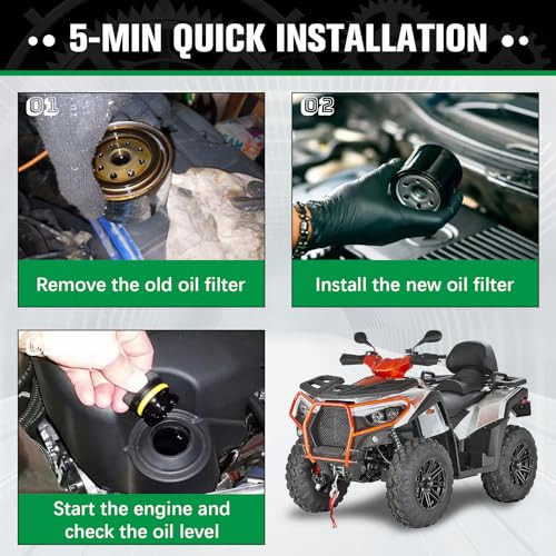 SOLLON 147 motorkerékpár olajszűrő Kymco-hoz - outlet termék