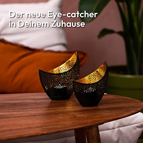 Gadgy gyertyatartó szett 2 darabos, arany, dekoratív - outlet termék