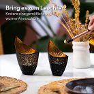 Gadgy gyertyatartó szett 2 darabos, arany, dekoratív - outlet termék