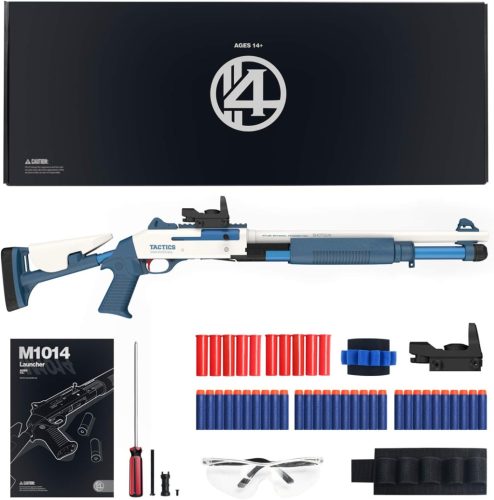 Soft habszivacs lövedék kilövő játék puska rugós légpumpával és távcsővel - outlet termék