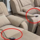 Controlador elektromos dönthető vezérlő, kézi vezérlés, 2 gombos emelő kanapé - outlet termék