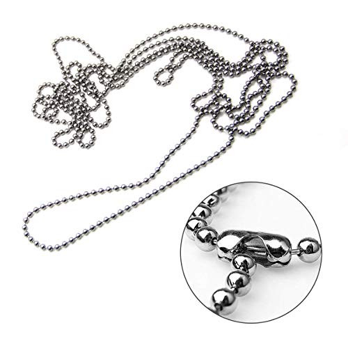 BetterJonny 6m golyós lánc, 4,5mm rozsdamentes acél 20 darabos csatlakozóval, ezüst - outlet termék