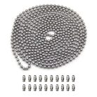 BetterJonny 6m golyós lánc, 4,5mm rozsdamentes acél 20 darabos csatlakozóval, ezüst - outlet termék