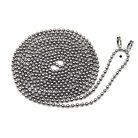 BetterJonny 6m golyós lánc, 4,5mm rozsdamentes acél 20 darabos csatlakozóval, ezüst - outlet termék