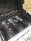 GriHero 43 cm rozsdamentes acél lángelosztó gázgrillhez égőfedél grill - outlet termék