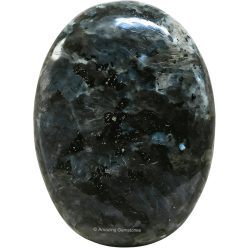   Amazing Gemstone larvikit kristályok és gyógyító kövek - nagy tenyérkő kristály - outlet termék