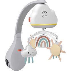   Fisher-Price HBP40 babaágy mobil hanggép zene és éjszakai fény - outlet termék