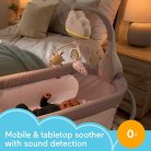 Fisher-Price HBP40 babaágy mobil hanggép zene és éjszakai fény - outlet termék
