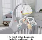 Fisher-Price HBP40 babaágy mobil hanggép zene és éjszakai fény - outlet termék