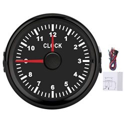   Aramox Universal óra műszer, 52 mm óra számláló, piros háttérvilágítás, 12 V/24 V - outlet termék