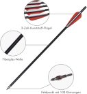 ELONG OUTDOOR íjászat számszeríj nyílvessző 16 hüvelyk üvegszálas (lapos nock) - outlet termék