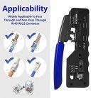 VCELINK GJ671BL krimpelő fogó RJ45 csatlakozóhoz Cat 7 Cat6A Lan dugó - outlet termék