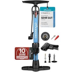   Bicycle padló pumpa minden szelepre, 10 év garancia, erős kerékpár pumpa, francia - outlet termék