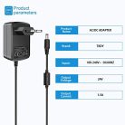 TKDY 24 V 1.5 A 1 A tápegység 36 W AC DC adapter 5.5 x 2.1 mm DC csatlakozó LED - outlet termék