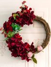 DuHouse hortenzia művirágok, selyem hortenzia szárakkal, 22 cm mű hortenzia - outlet termék