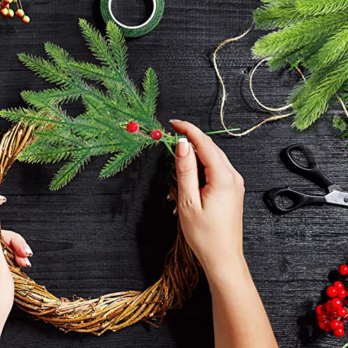 Syhood műfenyőágak 4 stílus karácsonyi zöld, 40 darabos - outlet termék