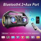 TENMIYA Bluetooth hangszóró, 30 W hangszóró dobozok Bluetooth, FM rádióval - outlet termék