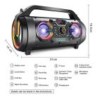 TENMIYA Bluetooth hangszóró, 30 W hangszóró dobozok Bluetooth, FM rádióval - outlet termék