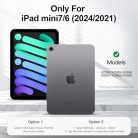 AUAUA tok iPad Mini 7 2024 / iPad Mini 6 2021 8.3 hüvelyk ceruzatartóval - outlet termék