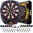 BLESION elektronikus darts tábla 12 nyíllal (piros) - outlet termék