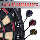 BLESION elektronikus darts tábla 12 nyíllal (piros) - outlet termék