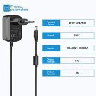 TKDY 18V 1A tápegység középpontos DC csatlakozó - outlet termék